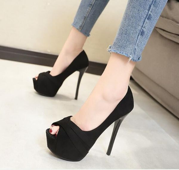women's high-heeled sandals fashion casual point black strap square heel sudes shoes female party
women's high-heeled sandals fashion casual point black strap square heel sudes shoes female party
