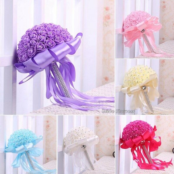 crystal flower wedding bouquet bridal artificial silk rose party decoration bridesmaid bouquets decorative flowers & wreaths
crystal flower wedding bouquet bridal artificial silk rose party decoration bridesmaid bouquets decorative flowers & wreaths