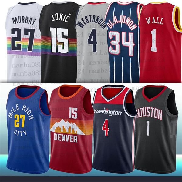 15 nikola 27 jamal jokic murray 1 john russell wall 4 westbrook city men ncaa basketball jerseys, Black;red
15 nikola 27 jamal jokic murray 1 john russell wall 4 westbrook city men ncaa basketball jerseys, Black;red
