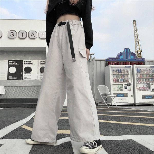women's pants & capris women fashion plus size korean harem 2021 female casual loose wide leg elastic waist streetwear pant lady trouse, Black;white
women's pants & capris women fashion plus size korean harem 2021 female casual loose wide leg elastic waist streetwear pant lady trouse, Black;white