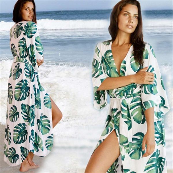 bathrobe bikini jacket with banana leaves and sun protection clothes for holiday long bathrobe beach cardigan
bathrobe bikini jacket with banana leaves and sun protection clothes for holiday long bathrobe beach cardigan