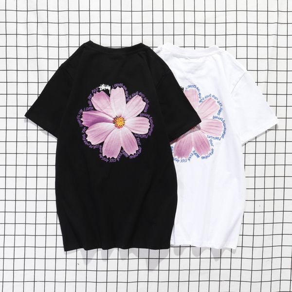 fashion t shirt 2021 summer tide brand cartoon printed short sleeve men and women half loose tee, White;black
fashion t shirt 2021 summer tide brand cartoon printed short sleeve men and women half loose tee, White;black