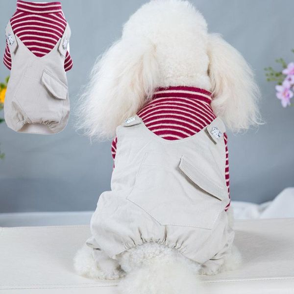 dog apparel strips pet clothes straps overalls winter cotton-padded long sleeve warm hoodies coat for small dogs pug poodle jumpsuit
dog apparel strips pet clothes straps overalls winter cotton-padded long sleeve warm hoodies coat for small dogs pug poodle jumpsuit