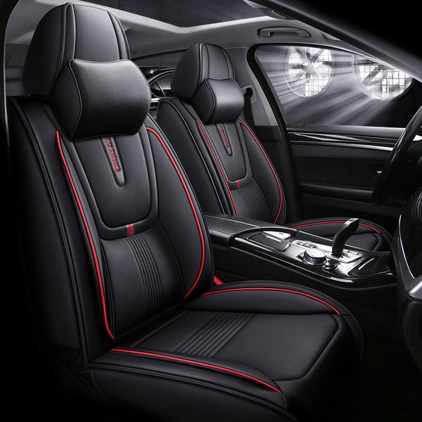 car accessory seat cover for sedan suv durable leather universal five seats set cushion including front and rear covers full covered gray de
car accessory seat cover for sedan suv durable leather universal five seats set cushion including front and rear covers full covered gray de