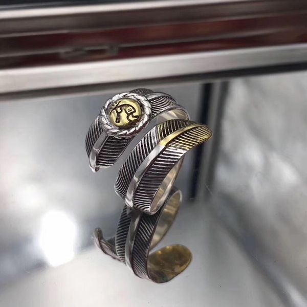 2021 s925 sterling silver jewelry feather men's and women's rings retro creative personality fashion trend, Golden;silver
2021 s925 sterling silver jewelry feather men's and women's rings retro creative personality fashion trend, Golden;silver