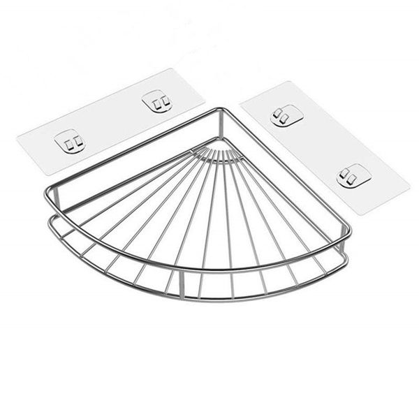 bathroom storage & organization corner shelf adhesive shower caddy basket wall mounted organizer for kitchen toilet stainless steel - no dri
bathroom storage & organization corner shelf adhesive shower caddy basket wall mounted organizer for kitchen toilet stainless steel - no dri