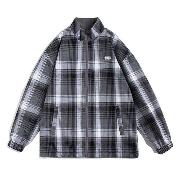 men's jackets hip hop vitality double face plaid jacket 2021 arrival male korean fashions all-match stand collar windbreaker coats 5xl, Black;brown
men's jackets hip hop vitality double face plaid jacket 2021 arrival male korean fashions all-match stand collar windbreaker coats 5xl, Black;brown