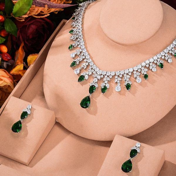 earrings & necklace kellybola shiny crystal full cubic zirconia bridal jewelry set wedding celebration accessories, Silver
earrings & necklace kellybola shiny crystal full cubic zirconia bridal jewelry set wedding celebration accessories, Silver