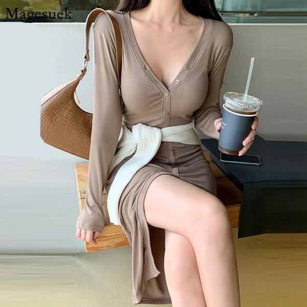 casual dresses spring knitted sweater dress women v-neck split sheath midi long sleeve ladies vestidos 12583, Black;gray
casual dresses spring knitted sweater dress women v-neck split sheath midi long sleeve ladies vestidos 12583, Black;gray