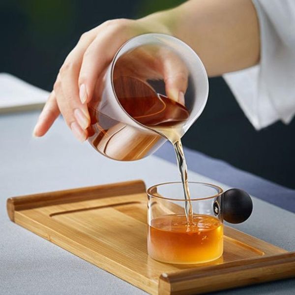 mugs creative handwork atomized coffee cups with wooden ball handle single-layer transparent glass tea
mugs creative handwork atomized coffee cups with wooden ball handle single-layer transparent glass tea