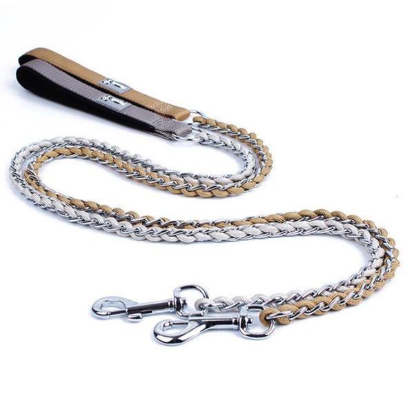 dog collars & leashes stainless steel basic for leash outdoor walking training metal nylon braided chain pet dogs 110 cm
dog collars & leashes stainless steel basic for leash outdoor walking training metal nylon braided chain pet dogs 110 cm