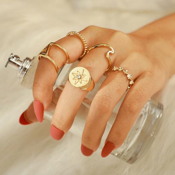 wedding rings bohemian multi layer star wave mosaic rhinestone ring set geometric flower heart ancient silver for women gift jewelry, Slivery;golden
wedding rings bohemian multi layer star wave mosaic rhinestone ring set geometric flower heart ancient silver for women gift jewelry, Slivery;golden