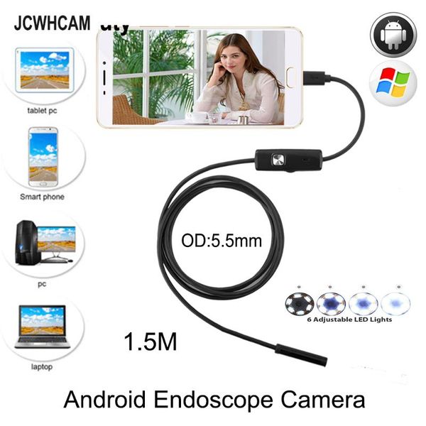 5.5mm 1.5m cable waterproof 6 led otg usb android borescope inspection underwater fishing car pcb ip cameras
5.5mm 1.5m cable waterproof 6 led otg usb android borescope inspection underwater fishing car pcb ip cameras