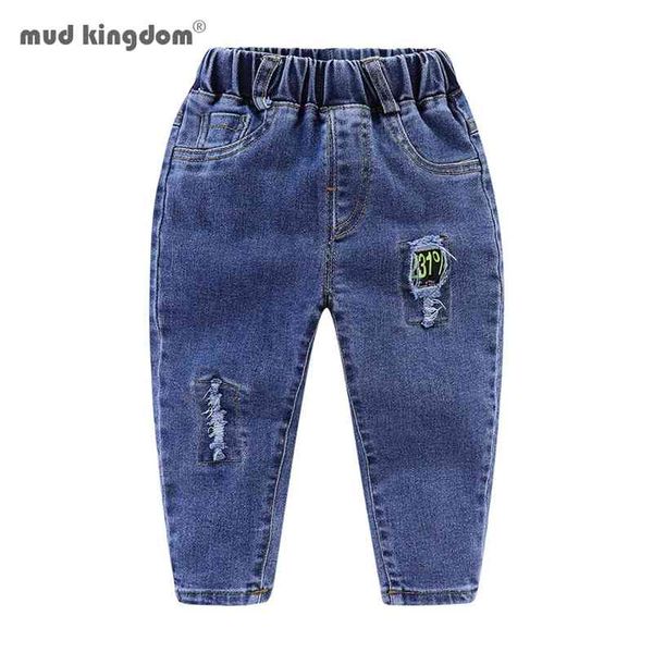 mudkingdom kids pants winter solid ripped children trousers elastic waist fashion casual jeans for boys girls 210317, Blue
mudkingdom kids pants winter solid ripped children trousers elastic waist fashion casual jeans for boys girls 210317, Blue