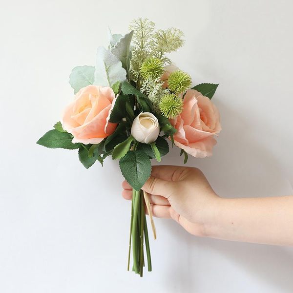 decorative flowers & wreaths rose hydrangea hybrid bouquet silk artificial flower for wedding home decoration fake fall decorations
decorative flowers & wreaths rose hydrangea hybrid bouquet silk artificial flower for wedding home decoration fake fall decorations