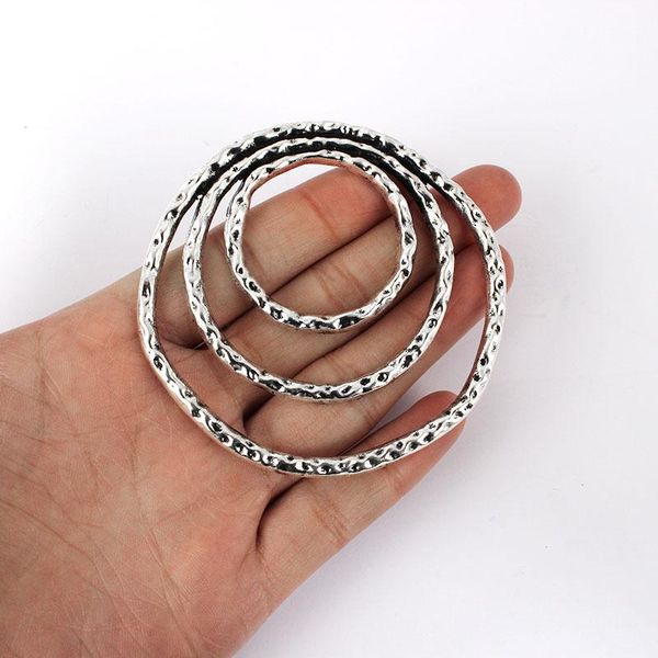 pendants 3pcs antique silver large harmmered round circle charms for diy jewelry findings making 70x70mm, Black
pendants 3pcs antique silver large harmmered round circle charms for diy jewelry findings making 70x70mm, Black