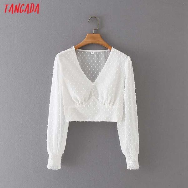 tangada women retro dots pattern v neck chiffon shirt summer blouse long sleeve chic female 2m41 210609, White
tangada women retro dots pattern v neck chiffon shirt summer blouse long sleeve chic female 2m41 210609, White