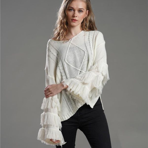 women's sweaters pullovers tassel woman sweater 2021 winter fall o-neck clothes office lady knitting femme elegant solid, White;black
women's sweaters pullovers tassel woman sweater 2021 winter fall o-neck clothes office lady knitting femme elegant solid, White;black