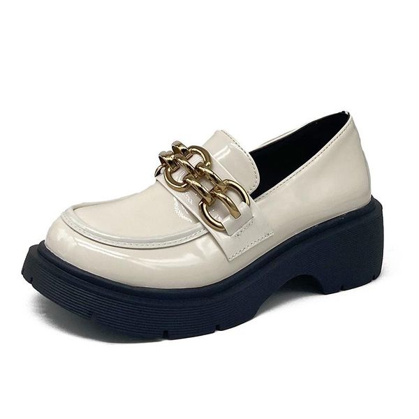 dress shoes platform women 2021 autumn patent leather genuine cow square toe chain decoration loafers, Black
dress shoes platform women 2021 autumn patent leather genuine cow square toe chain decoration loafers, Black
