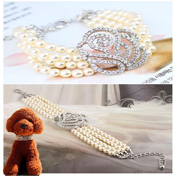 dog apparel aapet 1pc pet imitation pearl collar with rhinestone rose for puppy pretty cat chihuahua necklace
dog apparel aapet 1pc pet imitation pearl collar with rhinestone rose for puppy pretty cat chihuahua necklace
