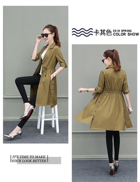 women's trench coats coat for women 2021 casual slim single breasted long dark green overcoat manteau femme plus size 3xl, Tan;black
women's trench coats coat for women 2021 casual slim single breasted long dark green overcoat manteau femme plus size 3xl, Tan;black
