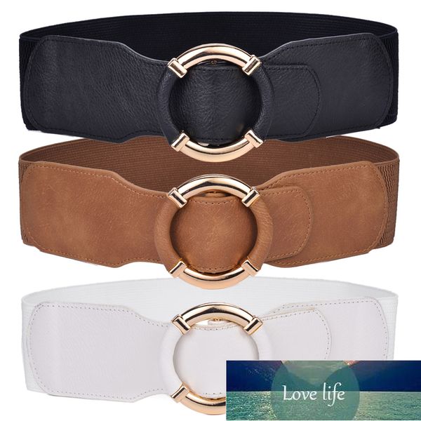 fashion women elastic stretch wide waist belts female gold circle buckle cummerbands for dress sweater clothing accessories factory price ex, Black;brown
fashion women elastic stretch wide waist belts female gold circle buckle cummerbands for dress sweater clothing accessories factory price ex, Black;brown
