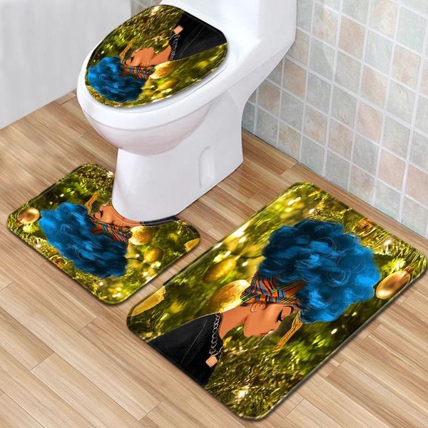 bath mats african women's bathroom mat three-piece carpet toilet set door non-slip spot
bath mats african women's bathroom mat three-piece carpet toilet set door non-slip spot
