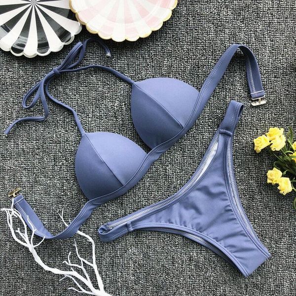 women's swimwear women push-up padded bra solid bandage low waist bikini set swimsuit triangle bathing, White;black
women's swimwear women push-up padded bra solid bandage low waist bikini set swimsuit triangle bathing, White;black