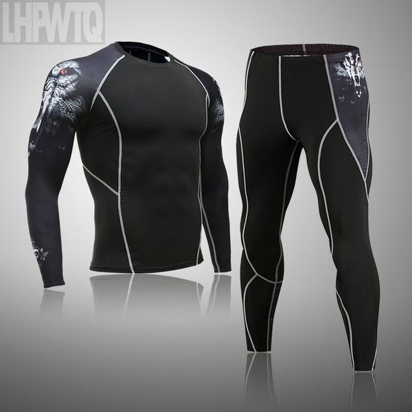 running sets brand set compression men sport suits quick dry long sleeve clothes training gym fitness tracksuits sports joggers, Black;blue
running sets brand set compression men sport suits quick dry long sleeve clothes training gym fitness tracksuits sports joggers, Black;blue
