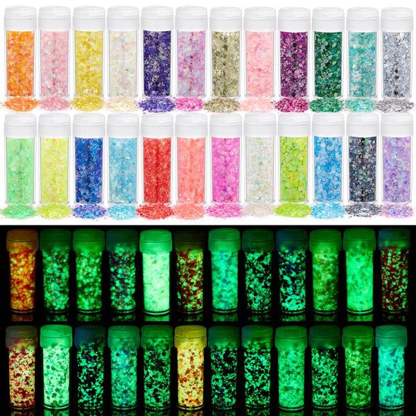 nail glitter flash powder art luminous sequins 24-color mixed decoration acrylic, Silver;gold
nail glitter flash powder art luminous sequins 24-color mixed decoration acrylic, Silver;gold
