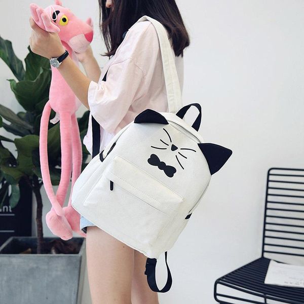 backpack college style cute girl cat decoration student schoolbag all-match casual color matching
backpack college style cute girl cat decoration student schoolbag all-match casual color matching