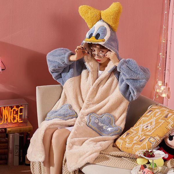 women's sleepwear pajamas for women bow hooded pink coral fleece girls home wear clothes winter lounge cartoon duck pijama thick 2021, Black;red
women's sleepwear pajamas for women bow hooded pink coral fleece girls home wear clothes winter lounge cartoon duck pijama thick 2021, Black;red