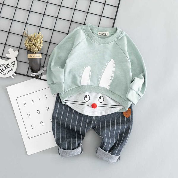cotton autumn active casual cartoon kid suit children set baby clothing boys girl clothes 210615, White
cotton autumn active casual cartoon kid suit children set baby clothing boys girl clothes 210615, White