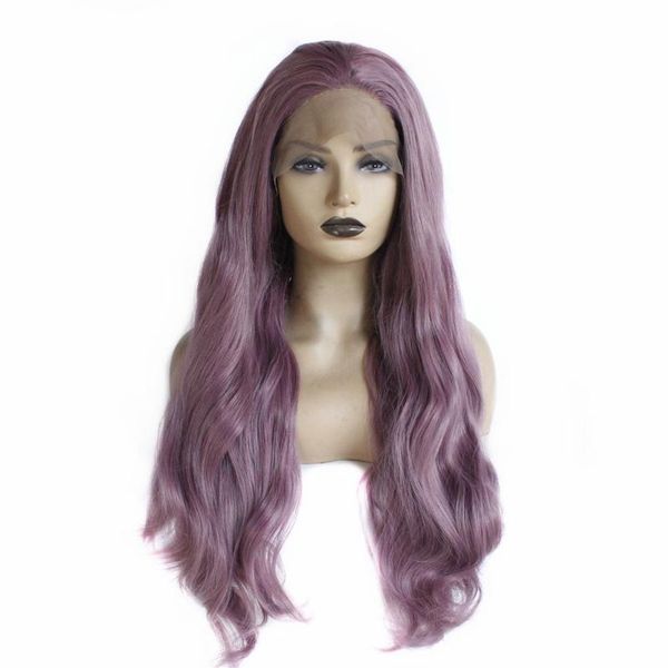 synthetic wigs glueless lace front for women purple natural wave pre-plucked hairline with baby hair heat resistant t part, Black
synthetic wigs glueless lace front for women purple natural wave pre-plucked hairline with baby hair heat resistant t part, Black