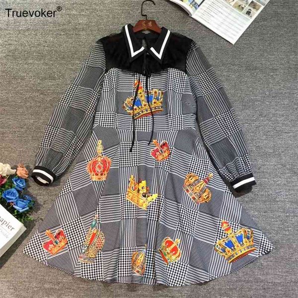 truevoker spring fashion vintage plaid prom dres lace lantern sleeve retro print black patchwork lady vestidos 210602, Black;gray
truevoker spring fashion vintage plaid prom dres lace lantern sleeve retro print black patchwork lady vestidos 210602, Black;gray