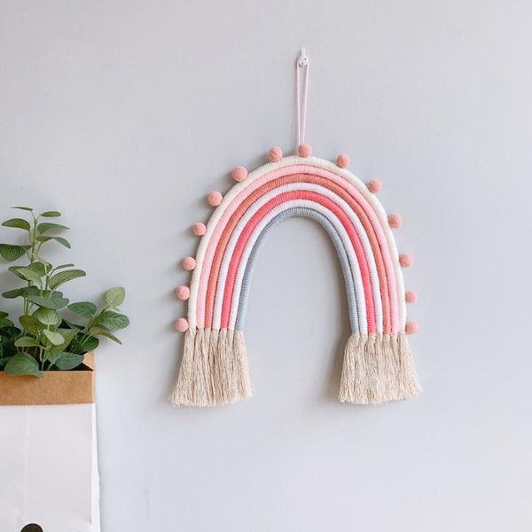 toddler modern cute gifts crafts kids room home wall decor for bedroom weaving colorful macrame rainbow hanging ornament baby decorative obj
toddler modern cute gifts crafts kids room home wall decor for bedroom weaving colorful macrame rainbow hanging ornament baby decorative obj