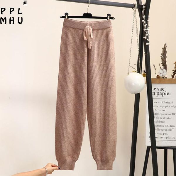 women's pants & capris casual solid color elastic high waist dawstring ankle-length women simple loose stretch knit sweatpants 2002 tro, Black;white
women's pants & capris casual solid color elastic high waist dawstring ankle-length women simple loose stretch knit sweatpants 2002 tro, Black;white