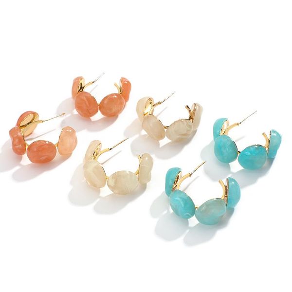 hoop & huggie aensoa cute candy colors resin earrings for women 2021 trendy krean sweet c type earring statement party jewelry accessory, Golden;silver
hoop & huggie aensoa cute candy colors resin earrings for women 2021 trendy krean sweet c type earring statement party jewelry accessory, Golden;silver