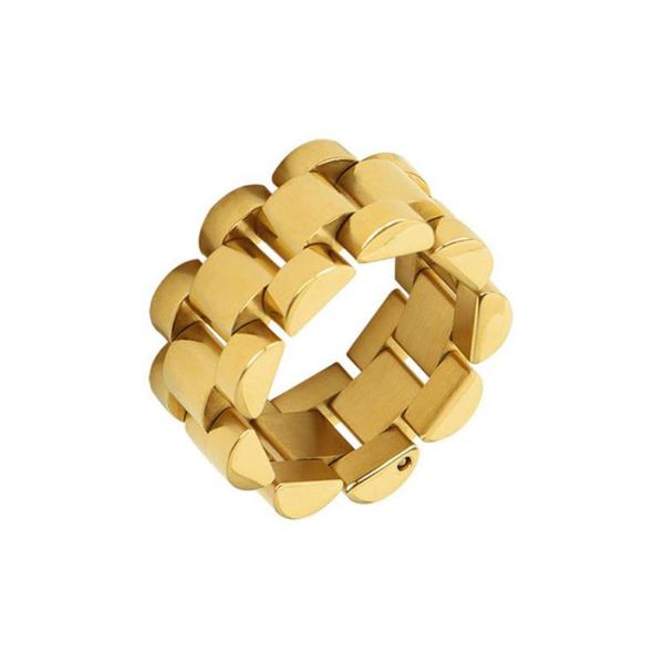 cluster rings luxury never fade gold color strap ring men 316l stainless steel women jewelry fashion 10mm wide finger band drop, Golden;silver
cluster rings luxury never fade gold color strap ring men 316l stainless steel women jewelry fashion 10mm wide finger band drop, Golden;silver