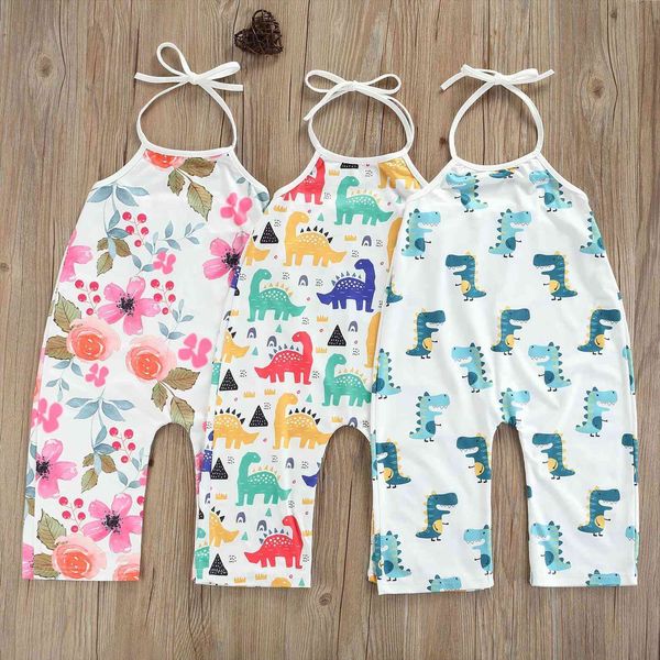 2 6years infant halterneck romper, baby girl tie up sleeveless flower dinosaur print romper, Blue
2 6years infant halterneck romper, baby girl tie up sleeveless flower dinosaur print romper, Blue