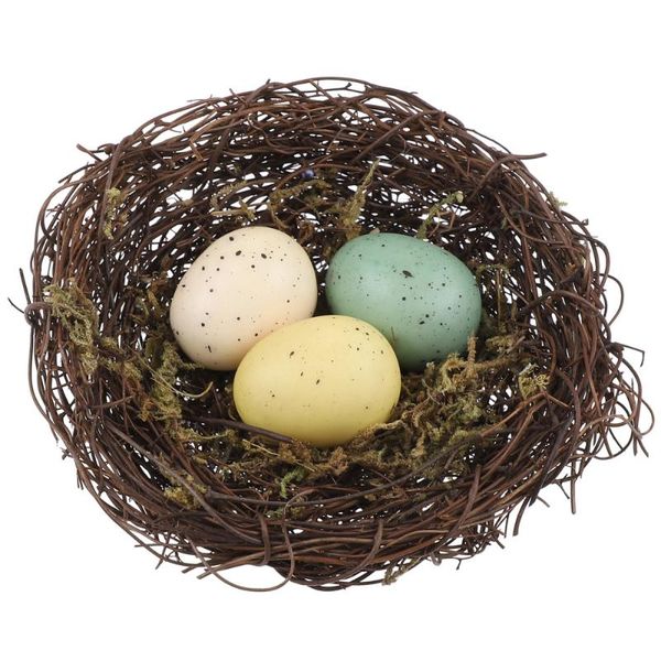 bird cages heallily nest artificial with 3 decorative eggs for shooting props home decor
bird cages heallily nest artificial with 3 decorative eggs for shooting props home decor