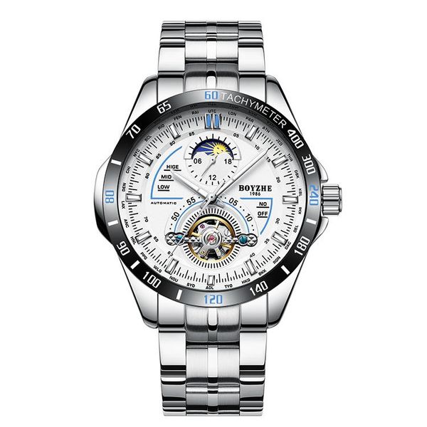 wristwatches 2021 business watch men automatic luminous clock tourbillon waterproof mechanical brand relogio masculino, Slivery;brown
wristwatches 2021 business watch men automatic luminous clock tourbillon waterproof mechanical brand relogio masculino, Slivery;brown
