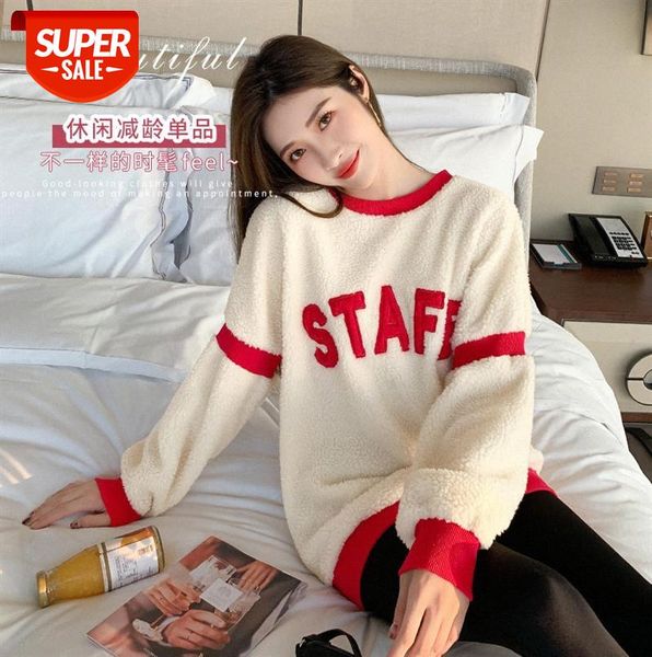 granular velvet padded sweater women korean version loose wild round neck ins lamb wool tide #zf4x, Black;gray
granular velvet padded sweater women korean version loose wild round neck ins lamb wool tide #zf4x, Black;gray