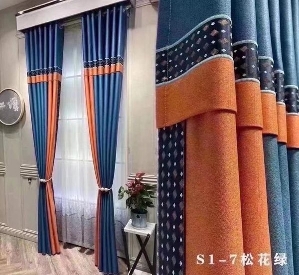 curtain & drapes modern concise entry luxury high shading living room bedroom customization wholesale
curtain & drapes modern concise entry luxury high shading living room bedroom customization wholesale