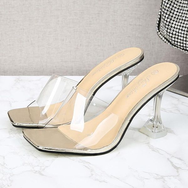 high heels square toe style large 35-45 slippers fashion ladies, Black
high heels square toe style large 35-45 slippers fashion ladies, Black