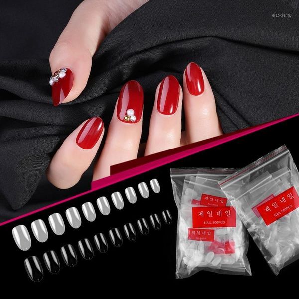 500pcs elliptical false nail smooth extension art fake nails manicure accessories1, Red;gold
500pcs elliptical false nail smooth extension art fake nails manicure accessories1, Red;gold