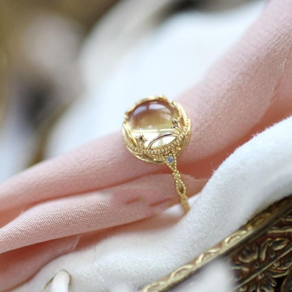 cluster rings designer original diamond-studded natural egg round opening adjustable ring elegant charm creative retro female silver jewelry, Golden;silver
cluster rings designer original diamond-studded natural egg round opening adjustable ring elegant charm creative retro female silver jewelry, Golden;silver