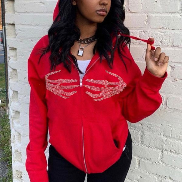 women's hoodies & sweatshirts goth esqueleto estampa de mão outono inverno blusa mulher zÃper harajuku moletom gótico roupas jaqueta so, Black
women's hoodies & sweatshirts goth esqueleto estampa de mão outono inverno blusa mulher zÃper harajuku moletom gótico roupas jaqueta so, Black