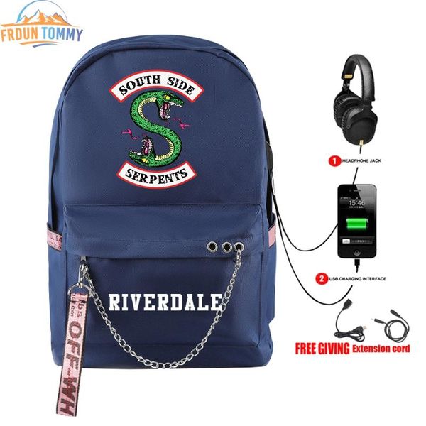 backpack riverdale printing fashion multifunction usb charging travel bag for teenagers boys girls school bags student
backpack riverdale printing fashion multifunction usb charging travel bag for teenagers boys girls school bags student