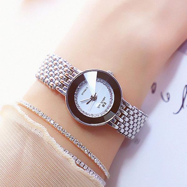 wristwatches watch women silver bracelet stainless steel wristwatch fashion dress casual small watches watchband men quartz clock whatches, Slivery;brown
wristwatches watch women silver bracelet stainless steel wristwatch fashion dress casual small watches watchband men quartz clock whatches, Slivery;brown
